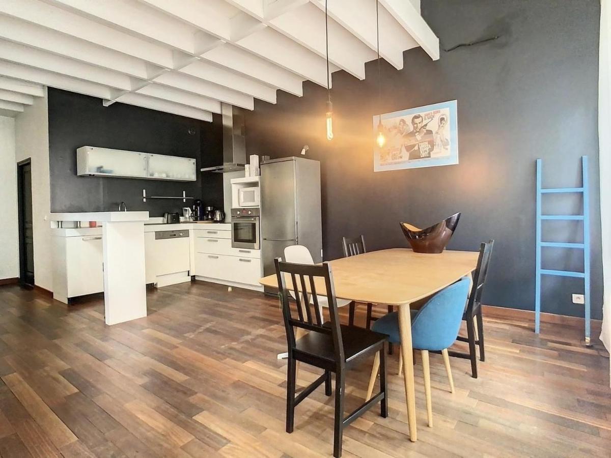Loft Hyper Centre Reims 6 Pers Avec Parking Apartman Kültér fotó